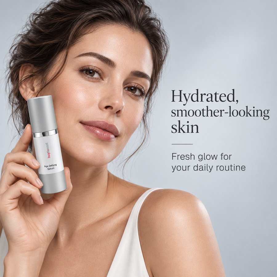 BUYFOREAST Age Defying Serum lifestyle hydration image