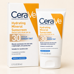 CeraVe Hydrating Mineral Sunscreen SPF 30 Medium Sheer Tint premium product image