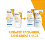 CeraVe Hydrating Mineral Sunscreen SPF 30 packaging and Drug Facts