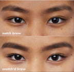 e.l.f. brow pencil eyebrow before and after result