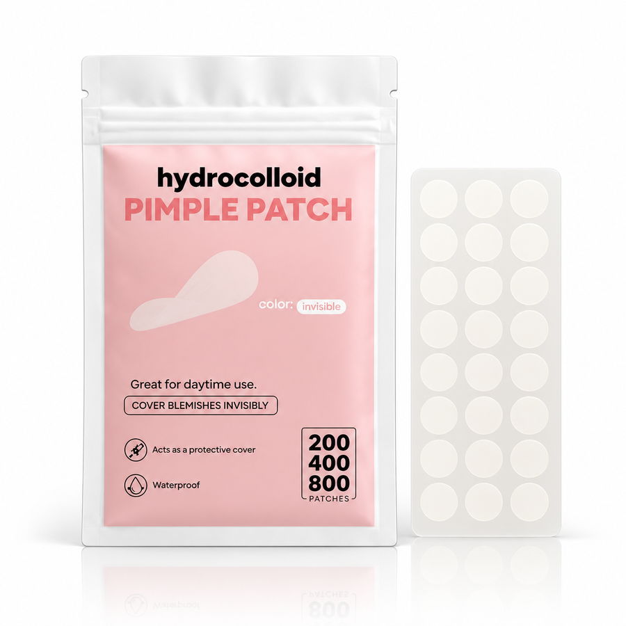 Invisible Hydrocolloid Pimple Patches — Mixed Sizes — premium product image