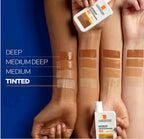 La Roche-Posay Anthelios mineral sunscreen tint shade comparison