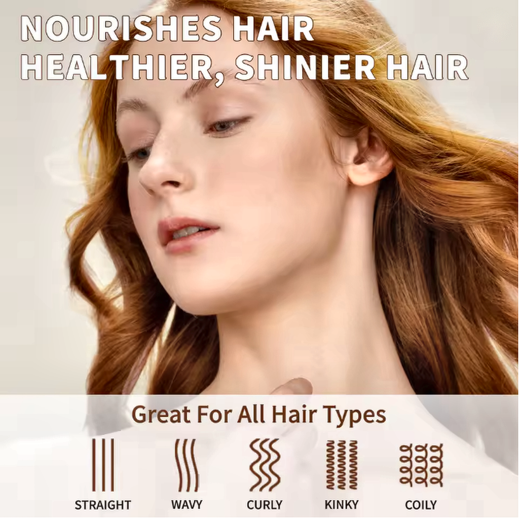 MAYJAM castor oil hair nourishment benefit graphic