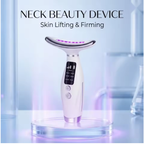 Neck beauty device skin lifting and firming product graphic