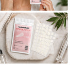 Pimple patch pack and sheets styled on a stone tray