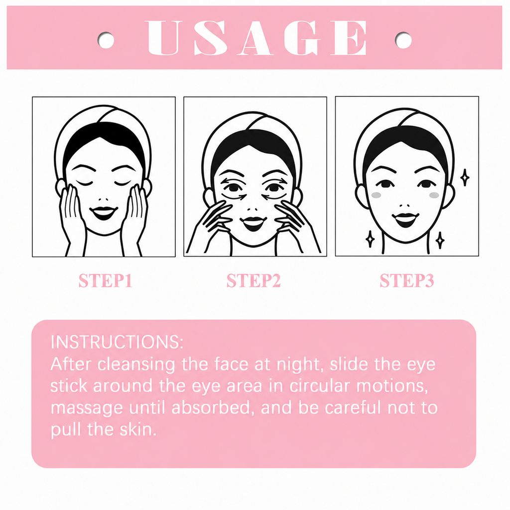 Retinol eye cream stick usage guide