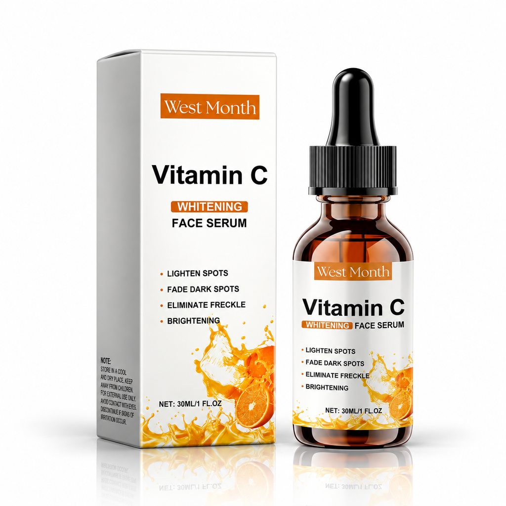 Vitamin C + Hyaluronic Acid Brightening Face Serum – 30ml — premium product image